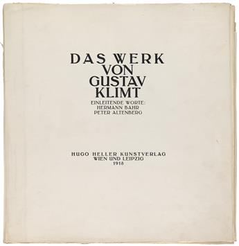 (KLIMT, GUSTAV / VIENNA SECESSION.) Das Werk von Gustav Klimt.